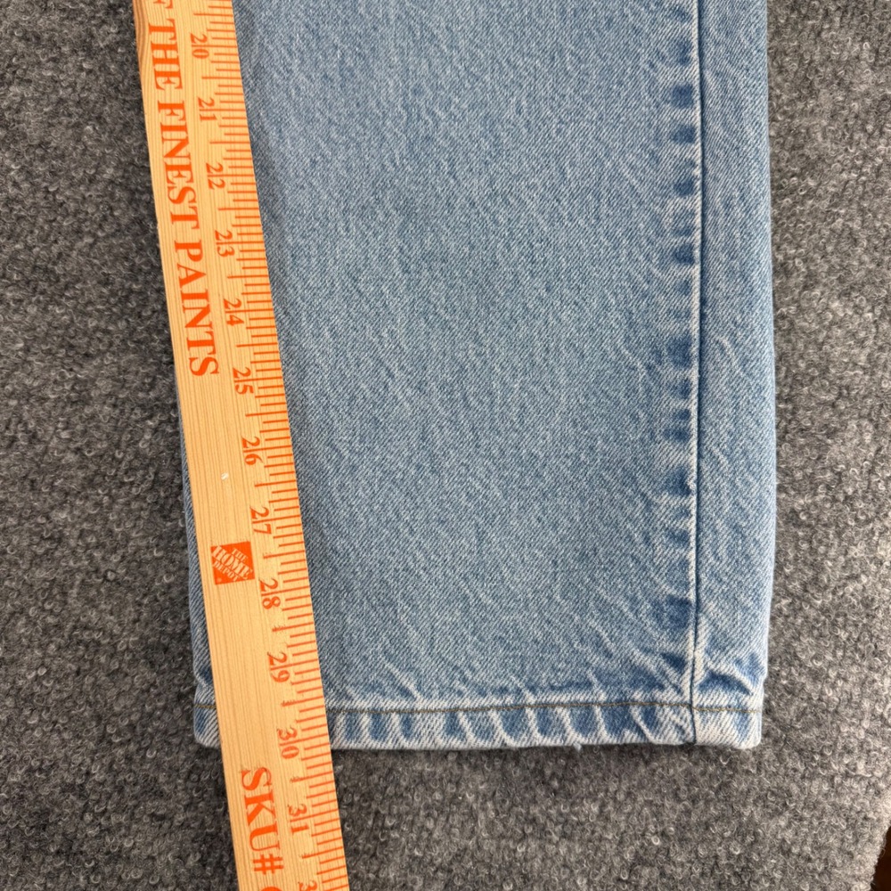 Carhartt Jeans Mens 42x30 Workwear Cotton Traditional Fit Light Blue Vintage 00s - Picture 7 of 11